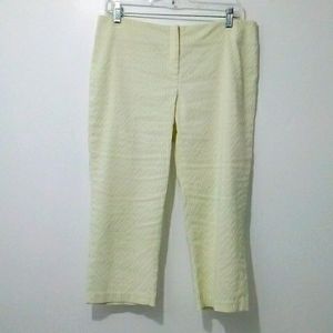 Smart Set green gingham capris